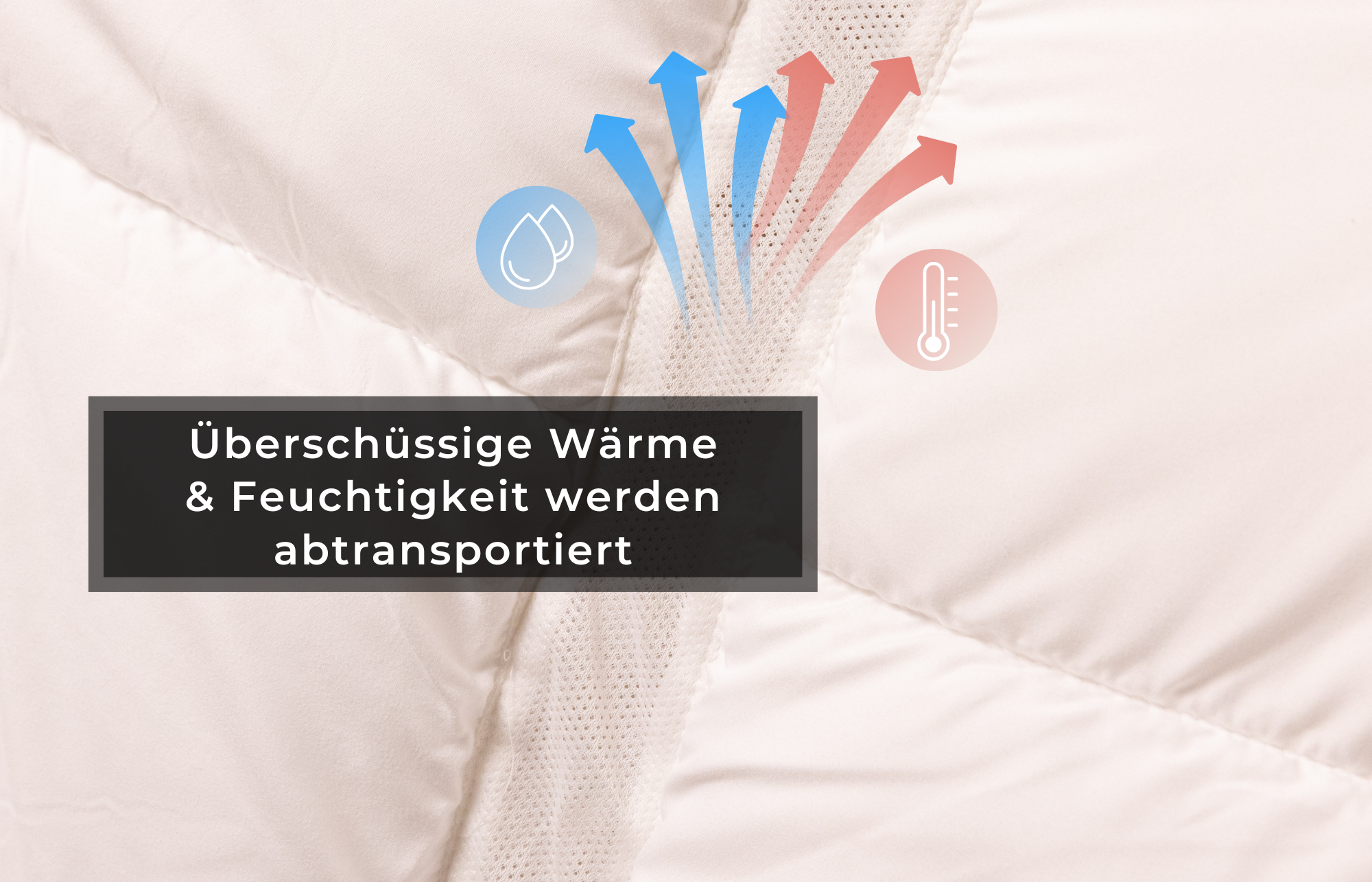 AERO ActiveClima OptiSleep Bettdecke mit VentiFill®  Technologie