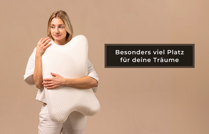 aiLigner Pillow -Nackenstützkissen aus Visco-Schaum anpassbar & ergonomisch