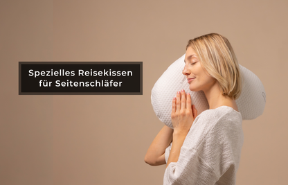 TWIST innovatives Seitenschläfer- & Reisekissen mit Travelbag