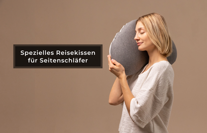 TWIST innovatives Seitenschläfer- & Reisekissen mit Travelbag