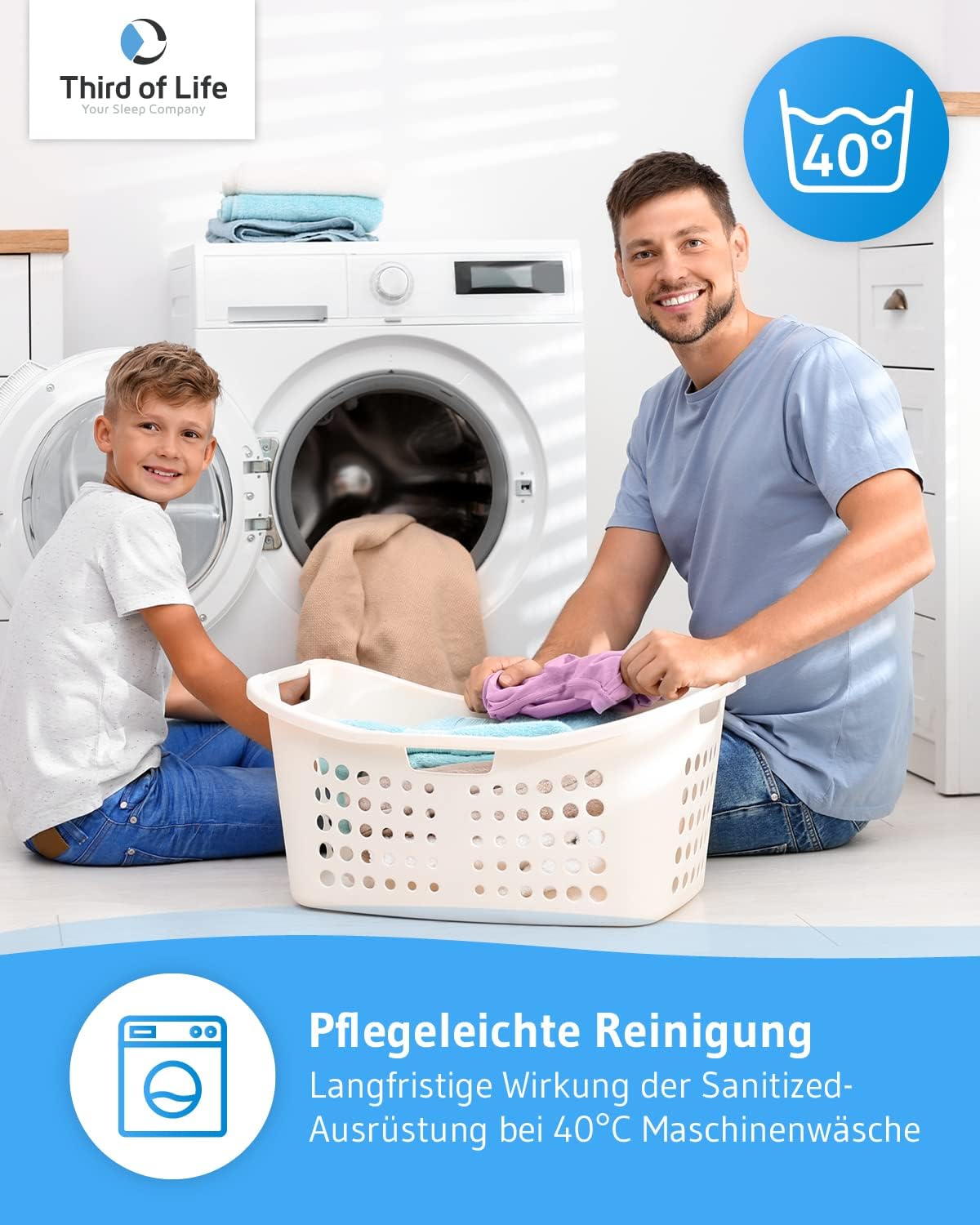 Sommerdecke BLANCO mit Sanitized®-Schutz, für Allergiker geeignet