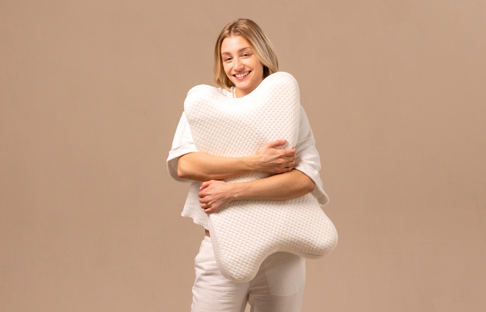 aiLigner Pillow -Nackenstützkissen aus Visco-Schaum anpassbar & ergonomisch