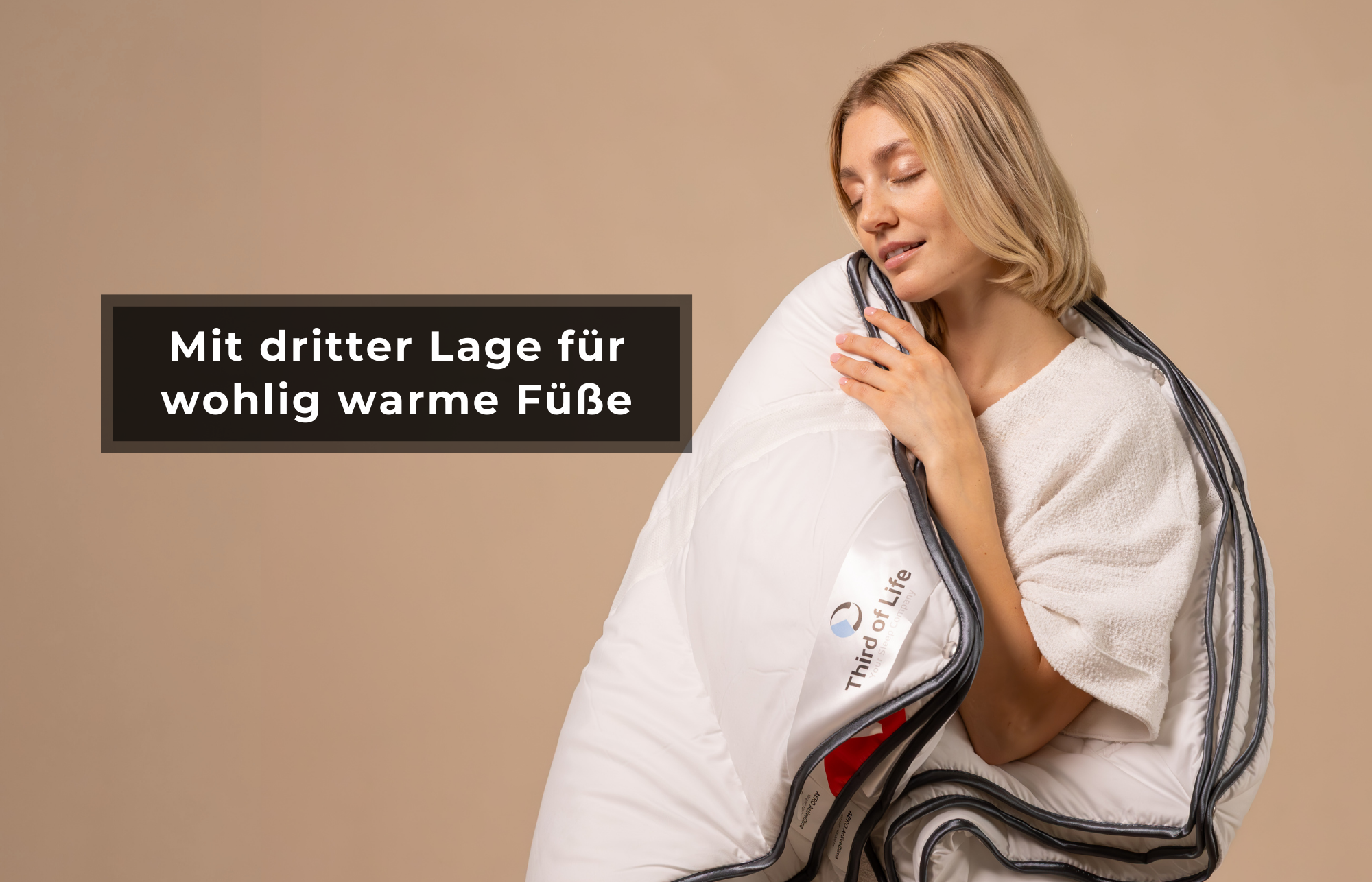 AERO 4 Jahreszeiten Bettdecke mit innovativer OptiSleep-Technologie, 3-lagig