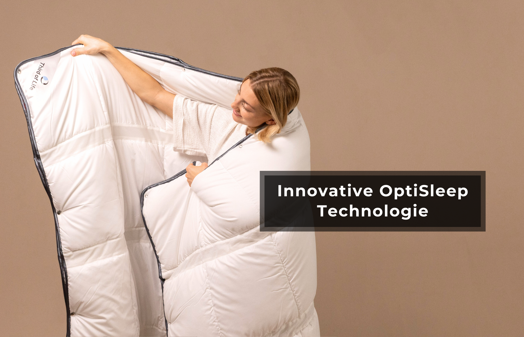 AERO 4 Jahreszeiten Bettdecke mit innovativer OptiSleep-Technologie, 3-lagig