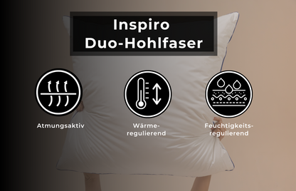 inSpiro Kopfkissen mit Duo-Hohlfasertechnologie